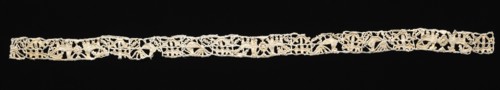 Needlepoint (Reticella) Lace Fragment, early 17th century. Creator: Unknown.
