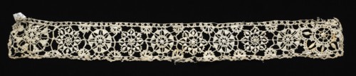 Needlepoint (Reticella) Lace Insertion, 16th century. Creator: Unknown.