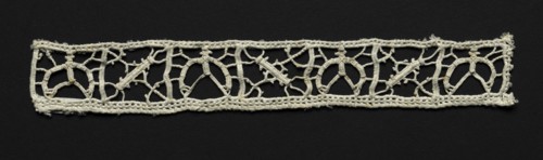 Needlepoint (Reticella) Lace Insertion, 17th century. Creator: Unknown.