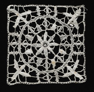 Needlepoint (Reticella) Lace Square, 16th-17th century. Creator: Unknown.