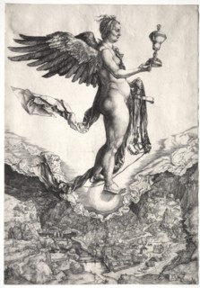 Nemesis, c. 1501-1502. Creator: Albrecht Dürer (German, 1471-1528).