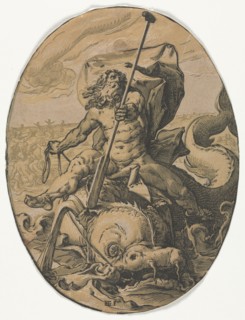 Neptune. Creator: Hendrick Goltzius (Dutch, 1558-1617).
