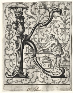 New ABC Booklet: K, 1627. Creator: Lucas Kilian (German, 1579-1637).