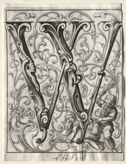 New ABC Booklet: W, 1627. Creator: Lucas Kilian (German, 1579-1637).