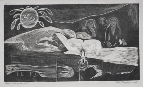 Noa Noa: Te Po (Eternal Night), 1893-94. Creator: Paul Gauguin (French, 1848-1903).