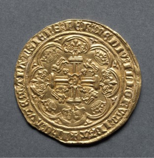 Noble (reverse), 1363-1369. Creator: Unknown.