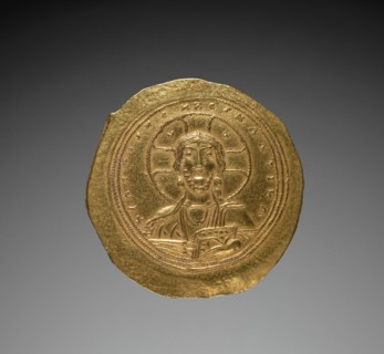 Nomisma with Constantine IX Monomachus (obverse), 1042-1055. Creator: Unknown.