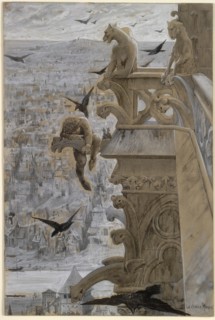 Notre-Dame de Paris, c. 1881. Creator: Luc-Olivier Merson (French, 1846-1920).