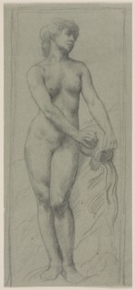 Nude Woman. Creator: Alphonse Legros (French, 1837-1911).