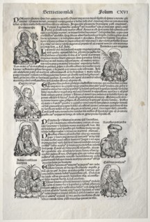 Nuremberg Chronicle, 1493. Creator: Michael Wolgemut (German, 1434-1519).