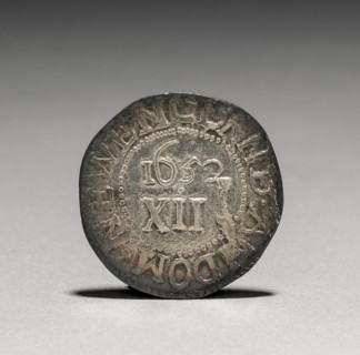 Oak Tree Shilling (reverse), 1652. Creator: John Hull (American, 1624-1683); Robert Sanderson (American, 1609-1693).