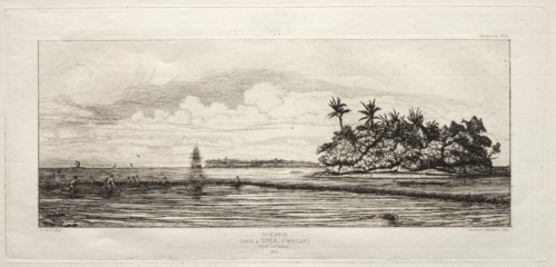 Oceanie, 1845. Creator: Charles Meryon (French, 1821-1868).