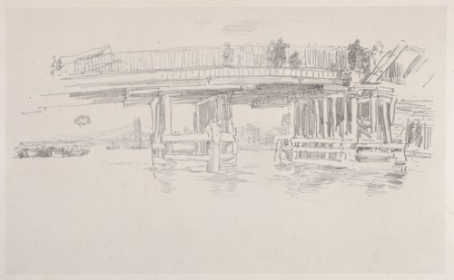 Old Battersea Bridge. Creator: James McNeill Whistler (American, 1834-1903).