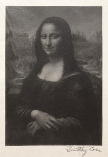 Old Italian Masters: Mona Lisa, 1888-1892. Creator: Timothy Cole (American, 1852-1931).