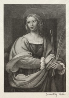 Old Italian Masters: St. Apollonia, 1888-1892. Creator: Timothy Cole (American, 1852-1931).