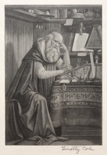 Old Italian Masters: St. Jerome, 1888-1892. Creator: Timothy Cole (American, 1852-1931).