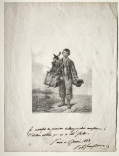 Organ-Grinder Boy. Creator: Alois Senefelder (German, 1771-1834).