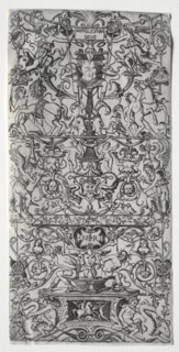 Ornament Panel: Mars, God of Battles, c. 1507. Creator: Nicoletto da Modena (Italian).