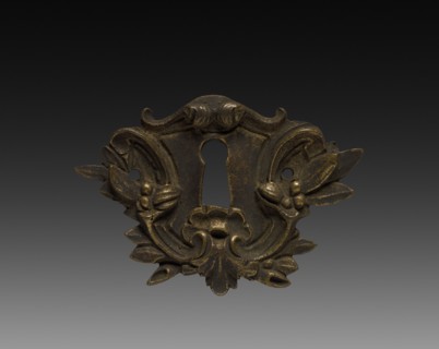 Ornamental Detail for a Keyhole, mid-1700s. Creator: Unknown.
