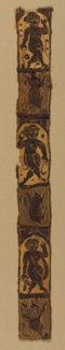 Ornamental Shoulder Bands from a Tunic, 500s. Creator: Unknown.