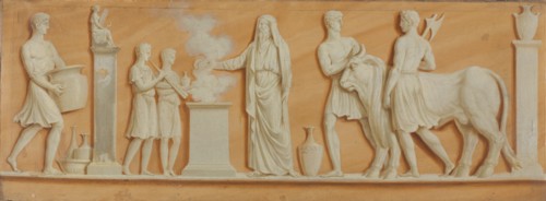 Overdoor Painting, 1790s. Creator: Pierre Rousseau (French, 1751-1829).