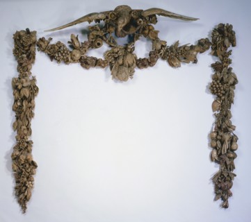 Overmantel Decoration, c. 1675-1677. Creator: Grinling Gibbons (British, 1648-1721).