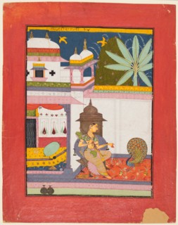 Page from a Ragamala series: Gujari Ragini, c. 1680. Creator: Unknown.
