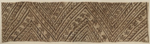Painted Wrapping for Mummy, c.1100-1400 A.D.. Creator: Unknown.