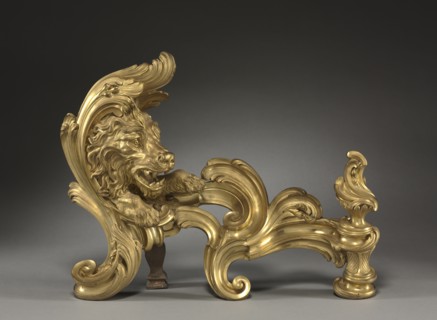 Pair of Andirons (Chenets), 1752. Creator: Jacques Caffieri (French, 1678-1755).