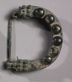 Pair of Arched Fibulae, 725-675 BC. Creator: Unknown.