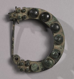 Pair of Arched Fibulae, 725-675 BC. Creator: Unknown.
