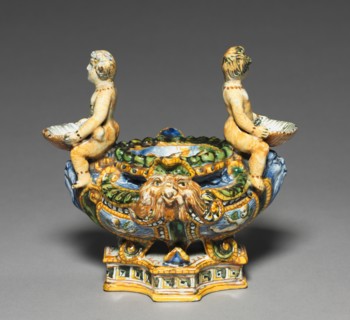 Pair of Saltcellars, c. 1550-1600. Creator: Unknown.