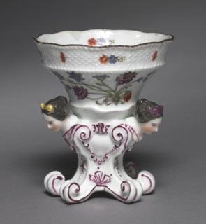 Pair of Salts from the Sulkowsky Service, c. 1736. Creator: Meissen Porcelain Factory (German); Johann Friedrich Eberlein (German, 1696-1749).