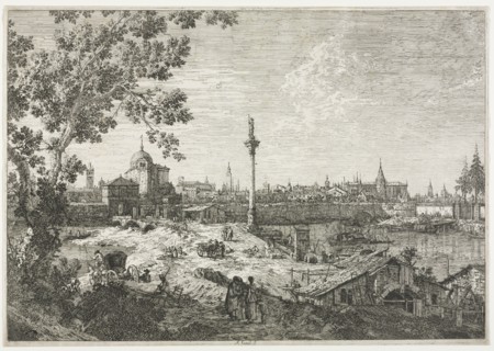 Panorama of a City on a River. Creator: Antonio Canaletto (Italian, 1697-1768).