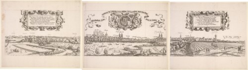 Panoramic View of Nuremberg, 1552. Creator: Hanns Lautensack (German, 1524-1566).