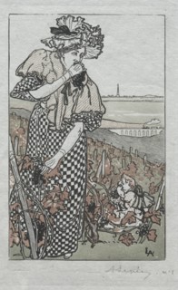 Paris Almanac, 1897: Autumn , 1897. Creator: Auguste Louis Lepère (French, 1849-1918).