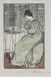 Paris Almanac, 1897: Winter, 1897. Creator: Auguste Louis Lepère (French, 1849-1918).