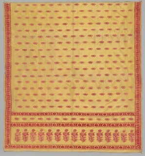 Part of a Sari, 1800s - early 1900s. Creator: Unknown.