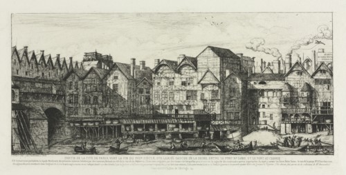 Part of the City of Paris at the End of the Seventeenth Century, 1861. Creator: Charles Meryon (French, 1821-1868).