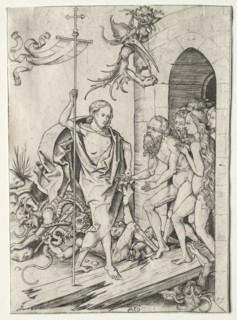 Passion of Jesus Christ: The Descent into Limbo, 1400s. Creator: Master AG (German).