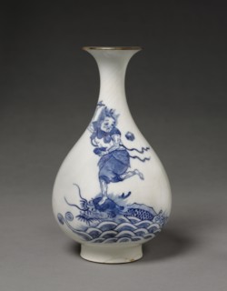 Pear-Shaped Vase, 1723-1735. Creator: Unknown.