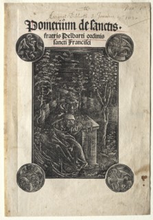 Pelbart of Temesvar Studying in a Garden, 1620. Creator: Johann Otmar(?).
