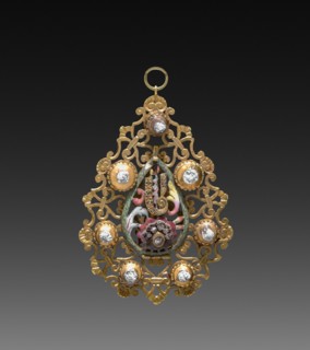 Pendant (part 2), 1700s. Creator: Unknown.