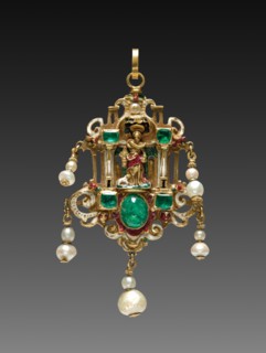 Pendant with Saint John the Evangelist (reverse), late 1500s. Creator: Unknown.