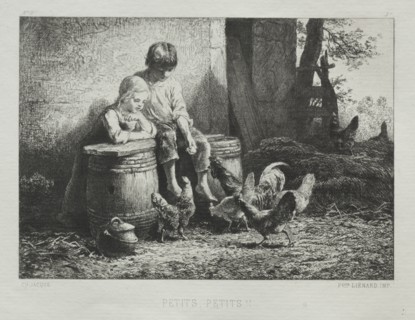 Petite, Petite. Creator: Charles-Émile Jacque (French, 1813-1894).