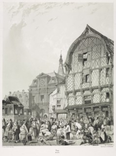 Picturesque and Romantic Journeys in Old France, Picardie (Vol. 2)?, 1840. Creator: Thomas Shotter Boys (British, 1803-1874); C. Hullmandel.