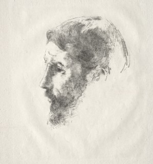Pierre Bonnard, 1902. Creator: Odilon Redon (French, 1840-1916); Blanchard.