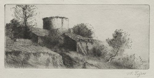 Pigeon Tower. Creator: Alphonse Legros (French, 1837-1911).