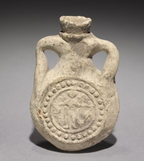 Pilgrim's Flask with Saint Menas, 400-600. Creator: Unknown.