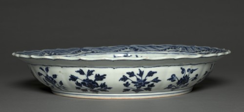 Plate with Grapes and Floral Sprays, 1426-35. Creator: Unknown.